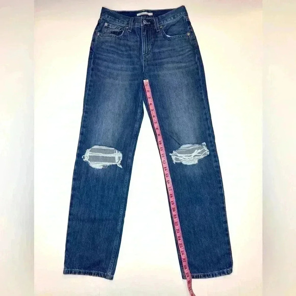 Levis Women’s Low Pro Straight Jeans Size- 25 - Picture 4 of 11